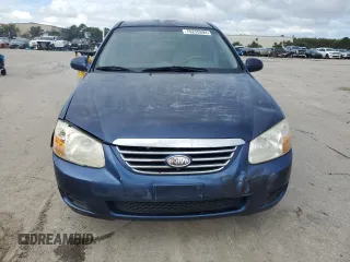 2007 Kia Spectra EX with VIN KNAFE121675438264, listed as a Copart auction lot 75255394 with 173,102 mi miles and Salvage Title. Bid and sale history available at carsss.com. Image 5.