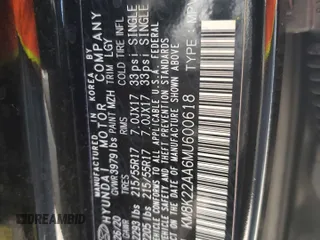 2021 Hyundai Kona SEL with VIN KM8K22AA6MU600618, listed as a Copart auction lot 67609542 with 43,691 mi miles. Bid and sale history available at carsss.com. Image 15.