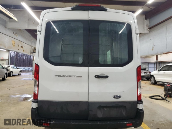 2021 Ford Transit Cargo with VIN 1FTBR1C89MKA71178, listed as a Copart auction lot 83775224 with 68,280 mi miles and Salvage Title. Bid and sale history available at DreamBid. Image 6.