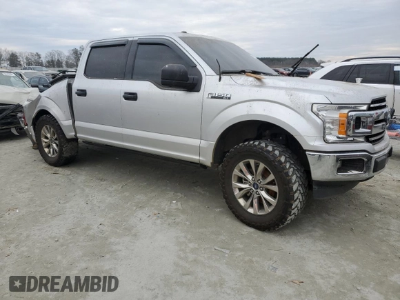 2018 Ford F-150 XL with VIN 1FTEW1CB9JFC55137, listed as a Copart auction lot 86441214 with 85,254 mi miles and Salvage Title. Bid and sale history available at carsss.com. Image 4.