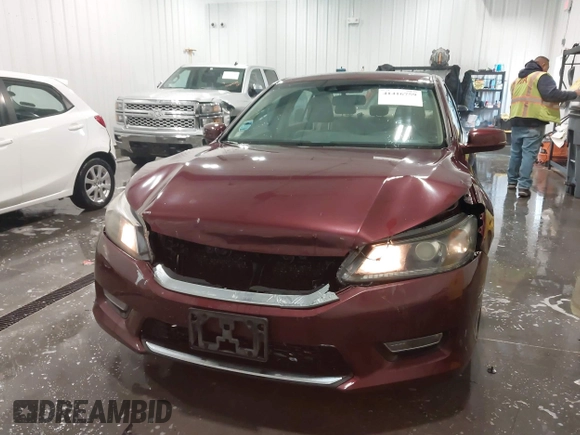 2013 Honda Accord EX-L with VIN 1HGCR2F89DA180527, listed as a IAAI auction lot 41416759 with 112,530 mi miles and . Bid and sale history available at DreamBid. Image 6.