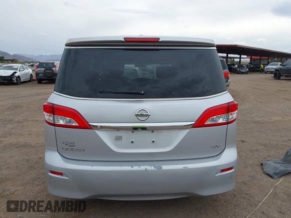 2015 Nissan Quest SV with VIN JN8AE2KP8F9125445, listed as a IAAI auction lot 42040196 with 125,218 mi miles. Bid and sale history available at carsss.com. Image 16.