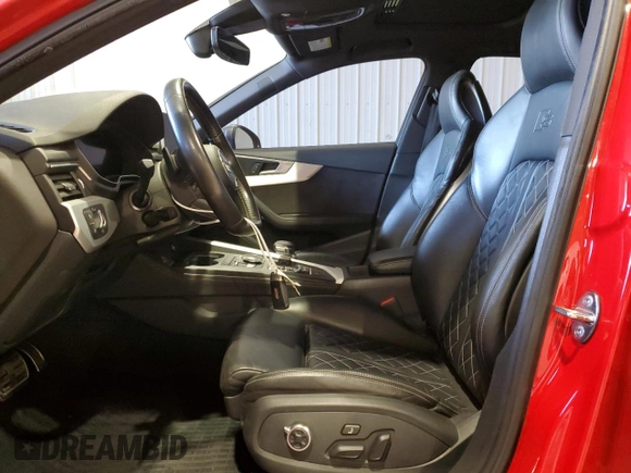 2018 Audi S4 Premium Plus with VIN WAUB4AF48JA002598, listed as a Copart auction lot 69977864 with 127,486 mi miles and Salvage Title. Bid and sale history available at carsss.com. Image 7.