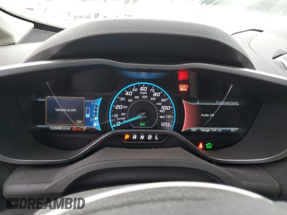 2017 Ford C-Max Energi Titanium with VIN 1FADP5FU0HL107666, listed as a Copart auction lot 68457924 with 103,996 mi miles and Salvage Title. Bid and sale history available at carsss.com. Image 9.