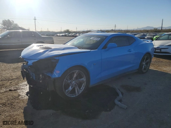 2022 Chevrolet Camaro 1SS with VIN 1G1FF1R71N0103720, listed as a Copart auction lot 49861045 with 32,125 mi miles and Salvage Title. Bid and sale history available at carsss.com. Image 1.