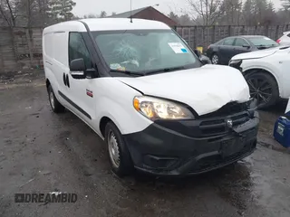 2017 Ram ProMaster City Cargo Tradesman with VIN ZFBERFAB9H6G65881, listed as a IAAI auction lot 41918631 with 54,899 mi miles and . Bid and sale history available at DreamBid. Image 1.