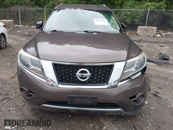 2015 Nissan Pathfinder SL with VIN 5N1AR2MM9FC723528, listed as a IAAI auction lot 42664245 with 120,818 mi miles and . Bid and sale history available at DreamBid. Image 12.