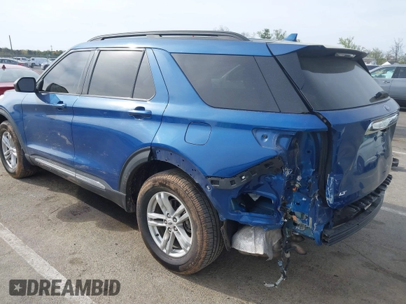2020 Ford Explorer XLT z VIN 1FMSK8DH4LGB25267, wystawiony jako IAAI lot #42092228 z przebiegiem 105 532 mil mil oraz . Historia ofert i sprzedaży dostępna na DreamBid. Obrazek 3.