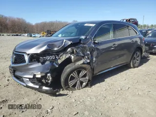 2019 Acura MDX with VIN 5J8YD4H37KL022304, listed as a Copart auction lot 49607715 with 104,168 mi miles and Salvage Title. Bid and sale history available at carsss.com. Image 1.