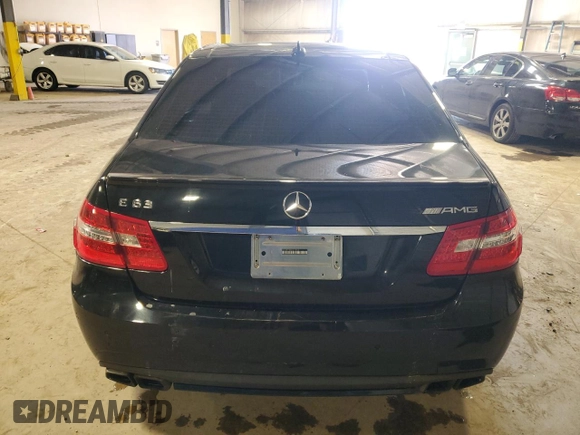 2011 Mercedes-Benz E 63 AMG with VIN WDDHF7HBXBA418665, listed as a Copart auction lot 49383395 with 68,354 mi miles and Salvage title. Bid and sale history available at DreamBid. Image 6.