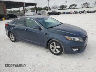 2015 Kia Optima LX with VIN KNAGM4A79F5604807, listed as a Copart auction lot 83410754 with 126,618 mi miles and Salvage Title. Bid and sale history available at DreamBid. Image 4.