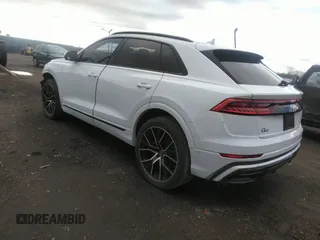 2021 Audi Q8 Premium Plus with VIN WA1EVAF11MD005634, listed as a IAAI auction lot 41919643 with 36,392 mi miles. Bid and sale history available at carsss.com. Image 3.