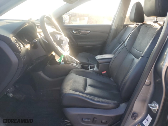 2017 Nissan Rogue SL with VIN JN8AT2MT6HW405885, listed as a Copart auction lot 48282395 with 52,298 mi miles and Salvage Title. Bid and sale history available at carsss.com. Image 7.
