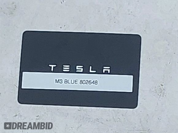 2020 Tesla Model 3 Standard Range Plus with VIN 5YJ3E1EA1LF802648, listed as a IAAI auction lot 42208034 with 27,231 mi miles and . Bid and sale history available at DreamBid. Image 11.