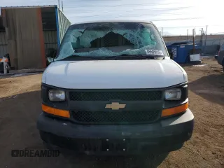 2017 Chevrolet Express Cargo Van with VIN 1GCWGAFG5H1243891, listed as a Copart auction lot 45595015 with 140,260 mi miles and Salvage Title. Bid and sale history available at carsss.com. Image 5.