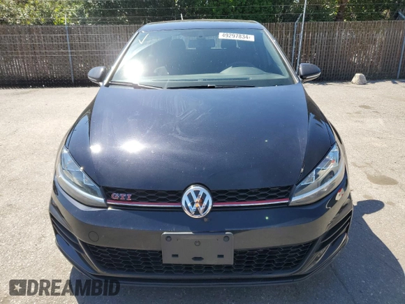 2021 Volkswagen Golf GTI S with VIN 3VW6T7AU6MM002461, listed as a Copart auction lot 49297834 with 46,698 mi miles. Bid and sale history available at carsss.com. Image 5.