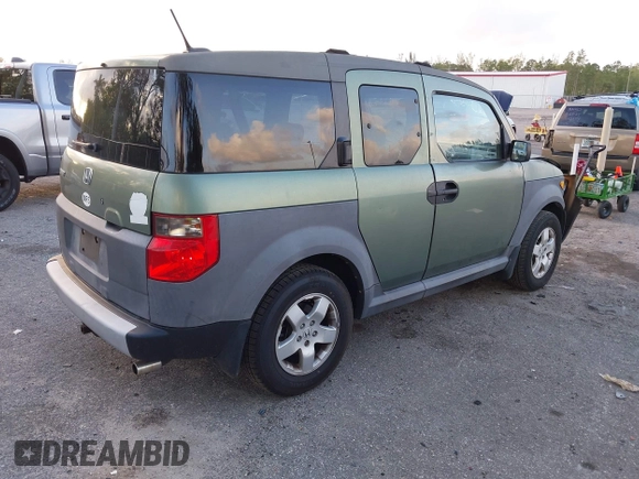 2005 Honda Element EX with VIN 5J6YH28685L033859, listed as a IAAI auction lot 41951199 with 123,344 mi miles and . Bid and sale history available at DreamBid. Image 4.