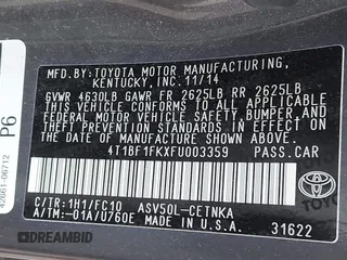 2015 Toyota Camry XLE z VIN 4T1BF1FKXFU003359, wystawiony jako IAAI lot #42309837 z przebiegiem 229 701 mil mil oraz . Historia ofert i sprzedaży dostępna na DreamBid. Obrazek 9.