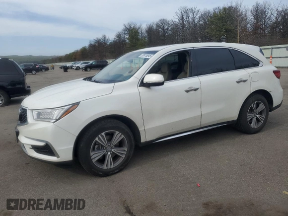2019 Acura MDX with VIN 5J8YD4H39KL036141, listed as a Copart auction lot 53975845 with 93,346 mi miles and Salvage Title. Bid and sale history available at carsss.com. Image 1.