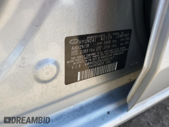 2018 Hyundai Elantra GT with VIN KMHH35LE8JU083147, listed as a Copart auction lot 73531074 with 38,095 mi miles and Salvage Title. Bid and sale history available at carsss.com. Image 15.
