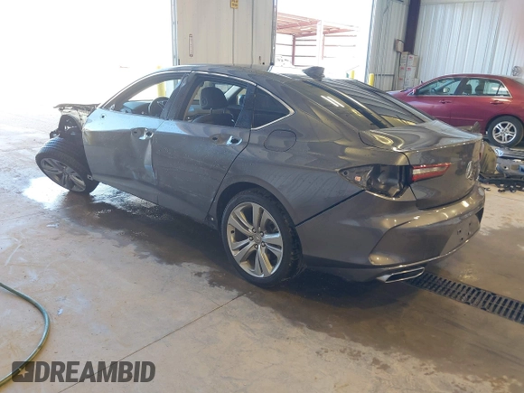 2021 Acura TLX w/Technology Package with VIN 19UUB6F46MA007285, listed as a IAAI auction lot 41517976 with 48,572 mi miles. Bid and sale history available at carsss.com. Image 3.