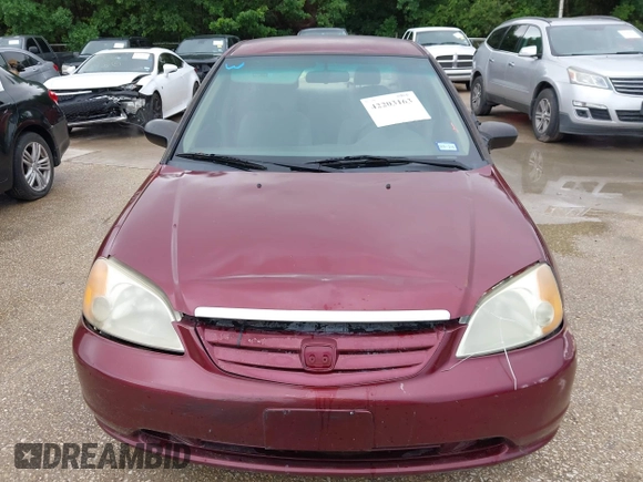 2003 Honda Civic LX with VIN 1HGES16533L002595, listed as a IAAI auction lot 42203163 with 191,487 mi miles and . Bid and sale history available at DreamBid. Image 6.