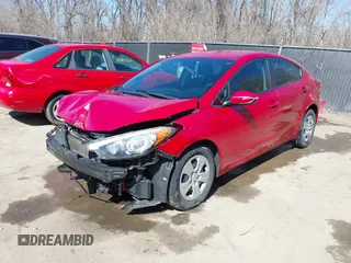 2016 Kia Forte LX with VIN KNAFX4A61G5523747, listed as a IAAI auction lot 41816126 with 117,760 mi miles. Bid and sale history available at carsss.com. Image 17.