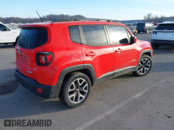 2015 Jeep Renegade Latitude with VIN ZACCJABT6FPB23098, listed as a IAAI auction lot 41538866 with 111,107 mi miles. Bid and sale history available at carsss.com. Image 4.