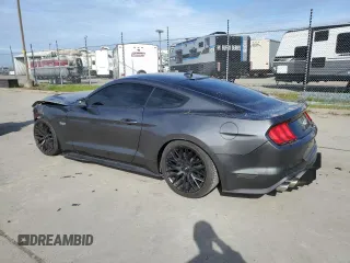 2020 Ford Mustang GT with VIN 1FA6P8CF3L5177093, listed as a Copart auction lot 50061925 with 44,749 mi miles and Salvage Title. Bid and sale history available at DreamBid. Image 2.