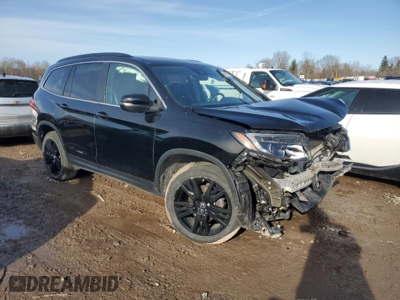 2022 Honda Pilot Special Edition with VIN 5FNYF6H23NB078193, listed as a Copart auction lot 49643195 with 0 mi miles and Salvage Title. Bid and sale history available at carsss.com. Image 4.