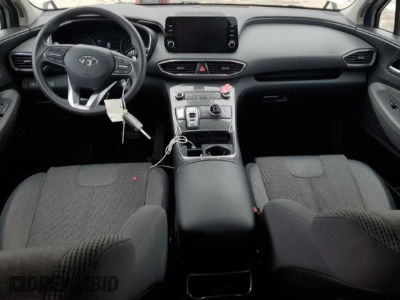 2021 Hyundai Santa Fe SE with VIN 5NMS1DAJ1MH357634, listed as a Copart auction lot 53699525 with 51,833 mi miles and Salvage title. Bid and sale history available at DreamBid. Image 8.