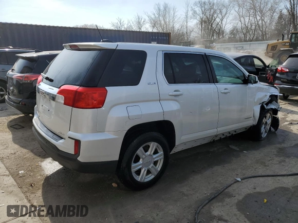 2016 GMC Terrain SLE with VIN 2GKFLSEK5G6127971, listed as a Copart auction lot 54164905 with 109,418 mi miles and Non Repairable. Bid and sale history available at DreamBid. Image 3.