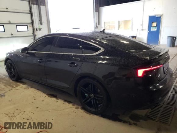 2018 Audi A5 Sportback Premium Plus with VIN WAUENCF55JA048470, listed as a Copart auction lot 80514833 with 53,246 mi miles. Bid and sale history available at carsss.com. Image 2.