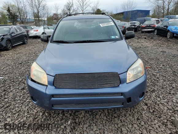 2008 Toyota RAV4 with VIN JTMBD33VX85210951, listed as a Copart auction lot 52255055 with 56,265 mi miles and Salvage Title. Bid and sale history available at carsss.com. Image 5.