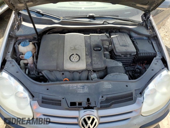 2008 Volkswagen Rabbit S with VIN WVWBA71K18W242609, listed as a Copart auction lot 54439135 with 206,083 mi miles and Salvage title. Bid and sale history available at DreamBid. Image 11.
