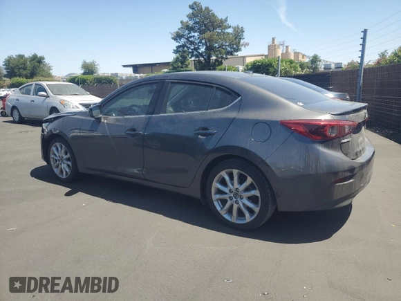 2014 Mazda 3 S Touring with VIN JM1BM1V39E1145478, listed as a Copart auction lot 57860645 with 55,322 mi miles and Salvage title. Bid and sale history available at DreamBid. Image 2.