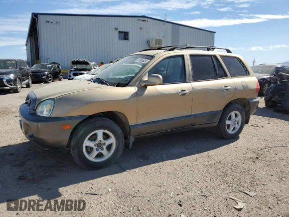 2002 Hyundai Santa Fe GLS with VIN KM8SC13DX2U288055, listed as a Copart auction lot 80986684 with 153,582 mi miles and Clean Title. Bid and sale history available at carsss.com. Image 1.