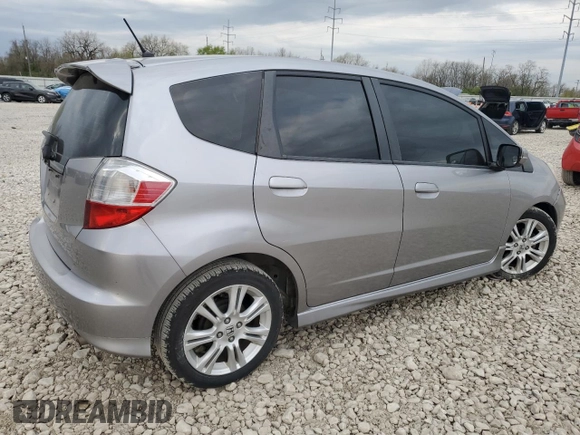 2010 Honda Fit Sport with VIN JHMGE8H40AS023997, listed as a Copart auction lot 53677065 with 105,302 mi miles and Salvage Title. Bid and sale history available at carsss.com. Image 3.