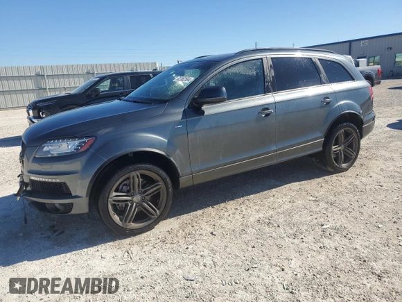 2014 Audi Q7 Prestige z VIN WA1WMAFE9ED004906, wystawiony jako Copart lot #82362564 z przebiegiem 53 101 mil mil oraz Szkoda całkowita • Salvage title. Historia ofert i sprzedaży dostępna na DreamBid. Obrazek 1.