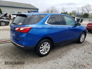 2019 Chevrolet Equinox LT with VIN 3GNAXKEV1KS521408, listed as a Copart auction lot 52969055 with 56,978 mi miles and Salvage Title. Bid and sale history available at DreamBid. Image 3.