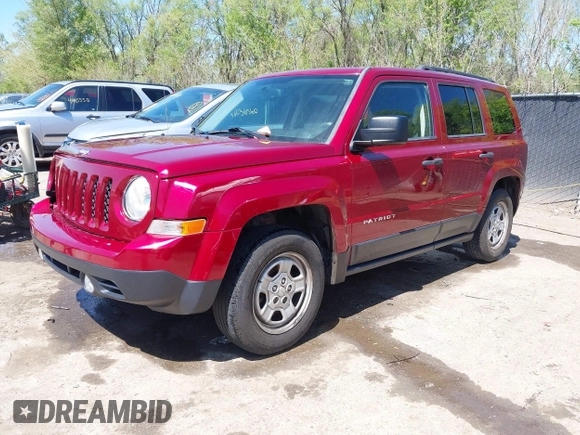 2016 Jeep Patriot Sport with VIN 1C4NJPBA1GD749488, listed as a IAAI auction lot 42039840 with 135,565 mi miles and . Bid and sale history available at DreamBid. Image 2.