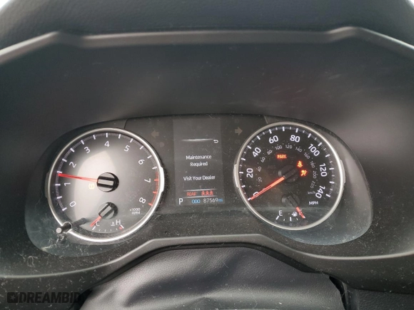 2019 Toyota RAV4 LE with VIN 2T3F1RFV9KW044589, listed as a Copart auction lot 45547645 with 87,569 mi miles and Salvage Title. Bid and sale history available at carsss.com. Image 9.
