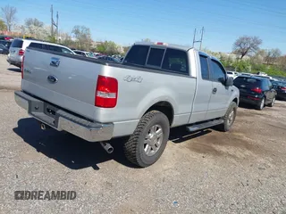 2008 Ford F-150 XLT with VIN 1FTPX14578FB55370, listed as a IAAI auction lot 41986911 with 121,763 mi miles. Bid and sale history available at carsss.com. Image 4.