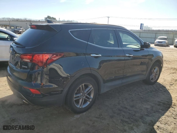 2018 Hyundai Santa Fe Sport 2.4L with VIN 5NMZU3LB4JH062402, listed as a Copart auction lot 46577275 with 121,293 mi miles and Salvage Title. Bid and sale history available at carsss.com. Image 3.