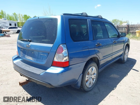 2007 Subaru Forester X with VIN JF1SG63627G718079, listed as a IAAI auction lot 42290134 with 303,089 mi miles and . Bid and sale history available at DreamBid. Image 4.