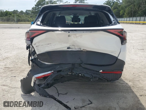 2023 Kia Sportage EX with VIN 5XYK33AF1PG129633, listed as a Copart auction lot 54018815 with 17,620 mi miles and Salvage Title. Bid and sale history available at carsss.com. Image 6.