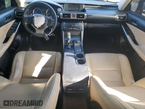 2014 Lexus IS 250 with VIN JTHBF1D22E5029775, listed as a Copart auction lot 56781875 with 127,395 mi miles and Salvage title. Bid and sale history available at DreamBid. Image 8.