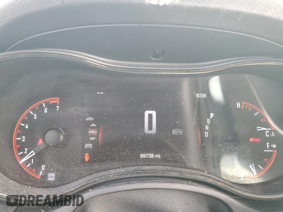 2018 Dodge Durango GT with VIN 1C4RDJDG8JC186914, listed as a Copart auction lot 55268245 with 99,738 mi miles and Salvage title. Bid and sale history available at DreamBid. Image 9.