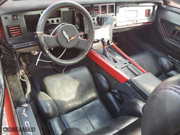 1987 Chevrolet Corvette with VIN 1G1YY2182H5117680, listed as a Copart auction lot 86649134 with 0 mi miles and Clean Title. Bid and sale history available at carsss.com. Image 8.