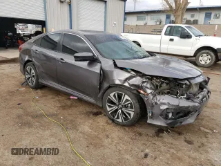 2017 Honda Civic Sedan EX-T with VIN 19XFC1F39HE007380, listed as a Copart auction lot 47723525 with 95,511 mi miles and Salvage Title. Bid and sale history available at carsss.com. Image 4.